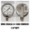 PRESSURE GAUGE 2.1/2 นิ้ว ออกล่าง 1/4"  0-1000 MMH2O